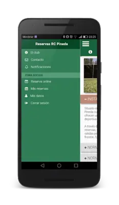 RCPineda Reserva android App screenshot 0