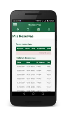 RCPineda Reserva android App screenshot 1